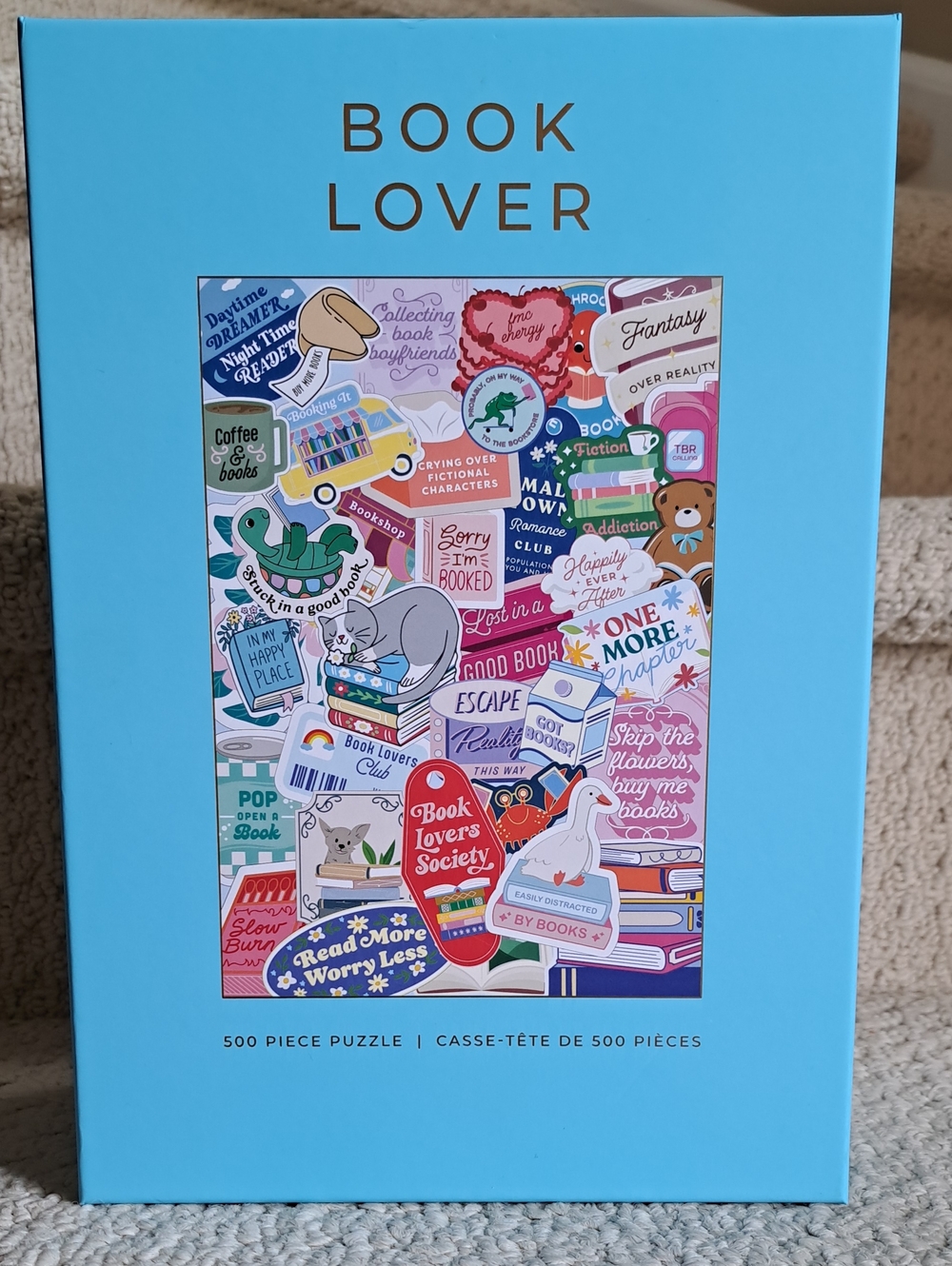 HOBBRY Book Lover 500 Piece Jigsaw Puzzle. NEW!